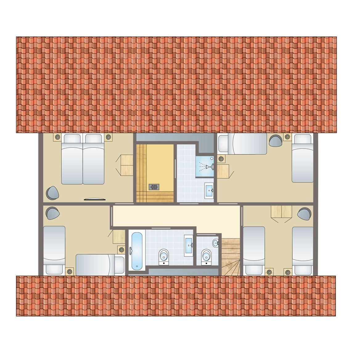 Verblijf 3211119 - Bungalow Veluwe - Miggelenberg | 12-persoons bungalow | 12L