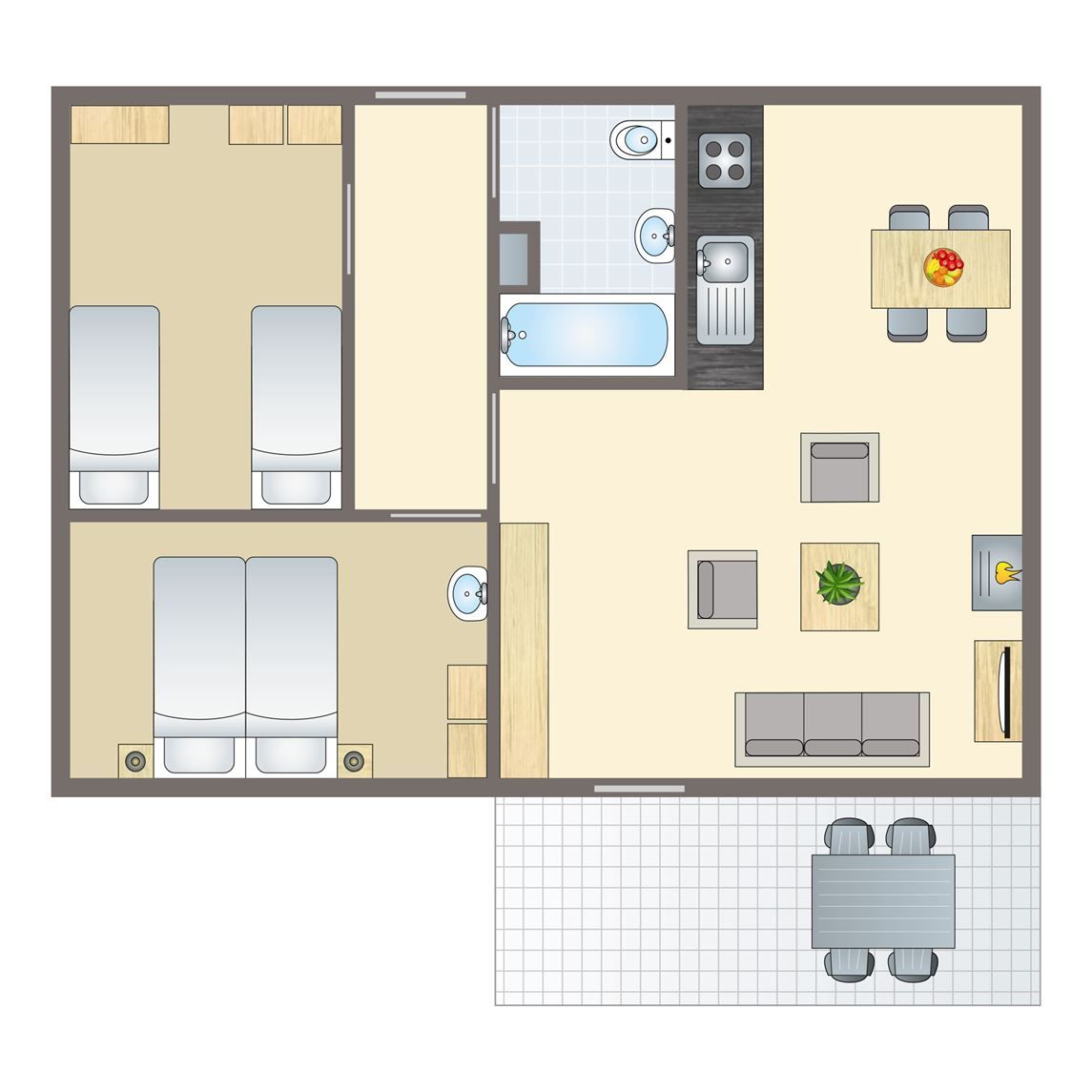 Unterkunft 3211128 - Bungalow Veluwe - Miggelenberg | 4-persoons bungalow | 4B