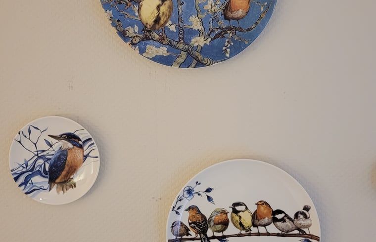 Stijlvolle klok in Huisje in Garderen, vakantieverblijf op de Veluwe, Gelderland.