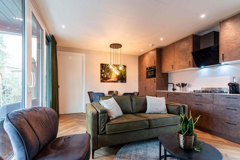 Ruime en moderne binnenruimte van Veluwe hoeve 2+3 personen Wellness, Garderen, vakantiehuis op de Veluwe.