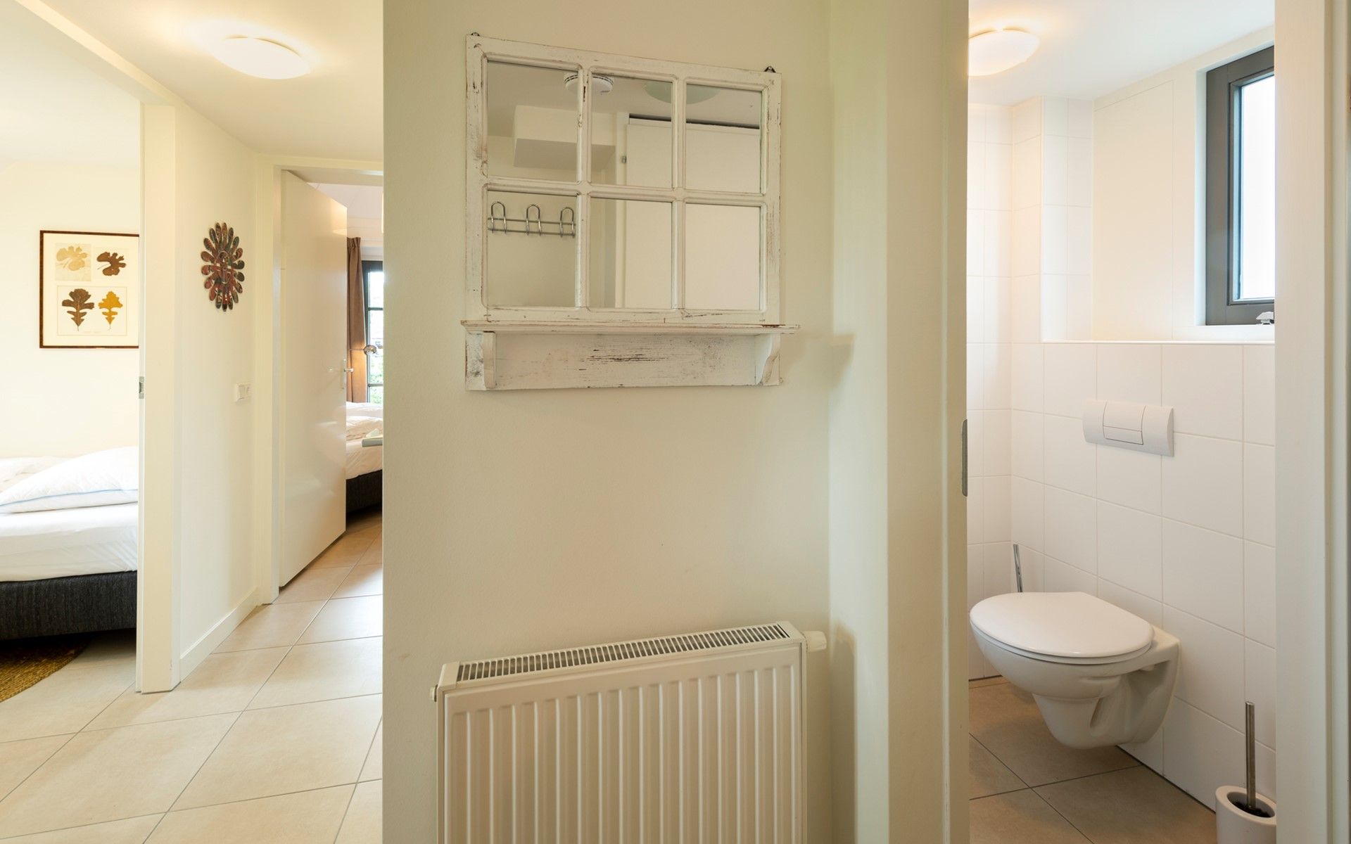 Stylish hall in Holiday home Sprielderbosch 12 'De Kuifmees', vacation home in the Veluwe, Putten.