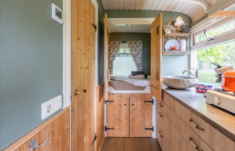 Bedroom in Holiday Home in Wezep/Oldebroek, offers comfort in the Veluwe nature.