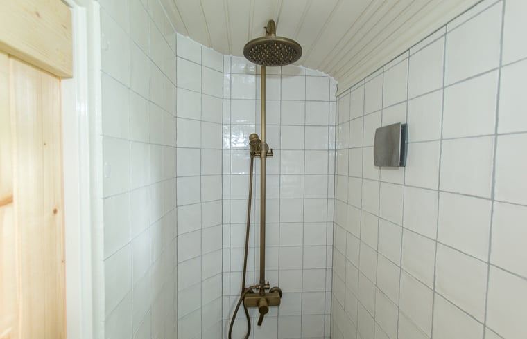 Shower with modern amenities in Holiday Home in Wezep/Oldebroek, Veluwe, Gelderland.