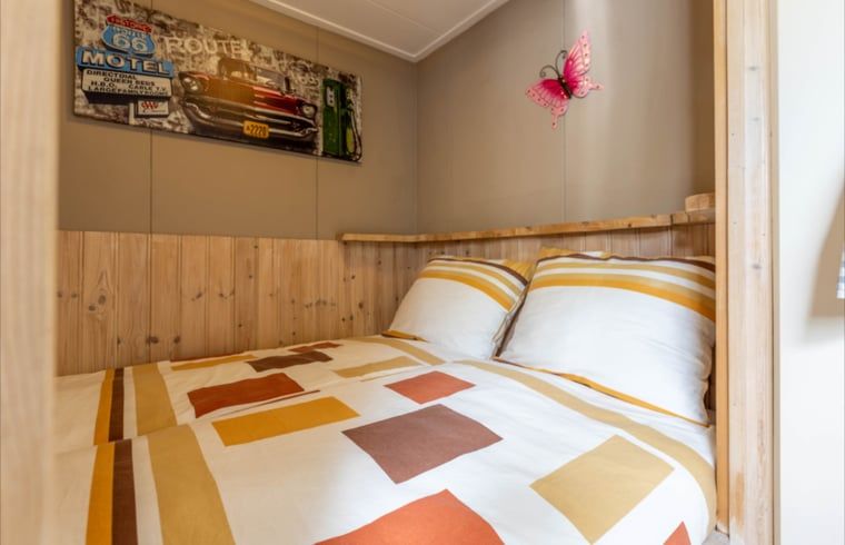 Unique bedroom with retro decor in Holiday home in Wezep Oldebroek, Veluwe, Gelderland.