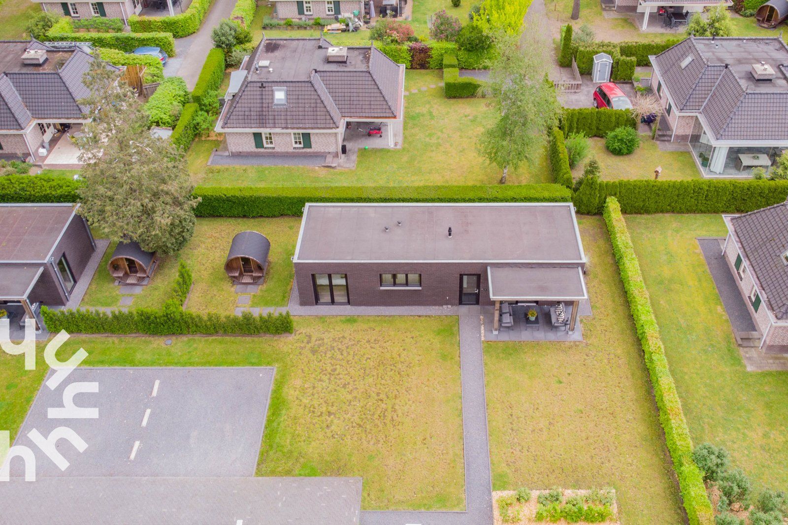 Moderne Dusche im Ferienhaus DG814, Voorthuizen, Veluwe fuer einen erfrischenden Start.