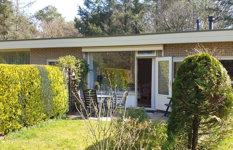 Vakantiehuis in Otterlo biedt een charmante tuin met terras, omgeven door de natuur van de Veluwe, Gelderland.