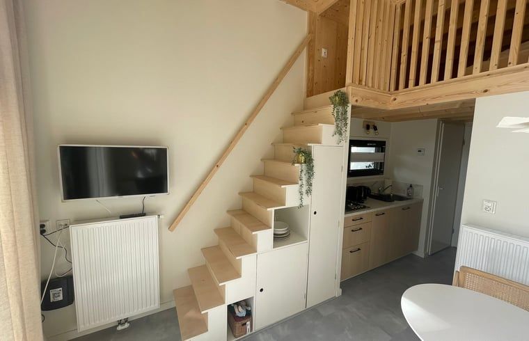 Multi-purpose staircase in Holiday cottage in Lieren, Veluwe, Gelderland.