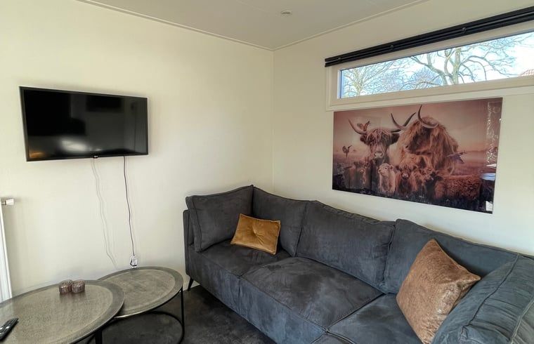 Comfortable sitting area in vacation home Cottage in Lieren, Veluwe, Gelderland.
