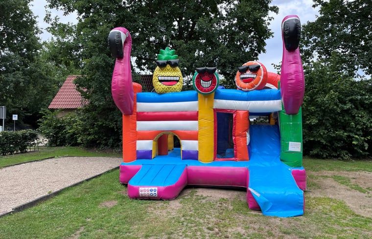 Bouncy cushion at cottage in Lieren for children, Veluwe, Gelderland.