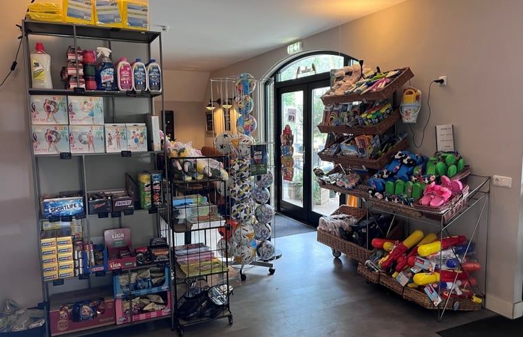 Store with supplies at Cottage in Lieren, Veluwe, Gelderland.