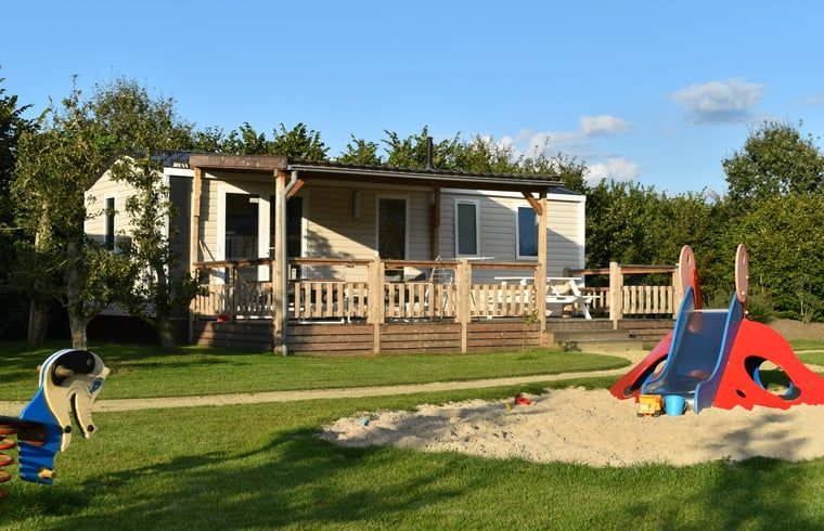Kinderfreundlicher Spielplatz im Huisje in Lieren, Ferienhaus an der Veluwe in Gelderland.