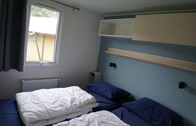 Komfortables Schlafzimmer in Cottage in Lieren, Ferienhaus an der Veluwe in Gelderland.