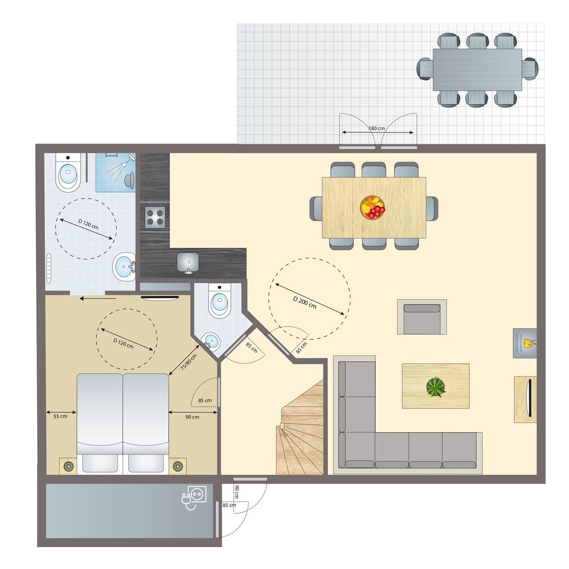 Verblijf 326066 - Bungalow Veluwe - Coldenhove | 8-persoons bungalow - Breed toegankelijk | 8LT1