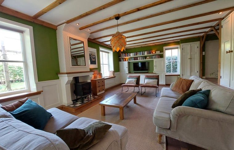 Gemuetliches Wohnzimmer des Ferienhauses in 't Loo Oldebroek in 't Loo, Veluwe.