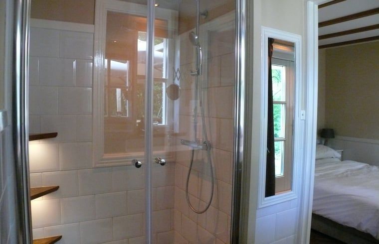 Moderne Dusche im Ferienhaus in 't Loo Oldebroek, Veluwe.