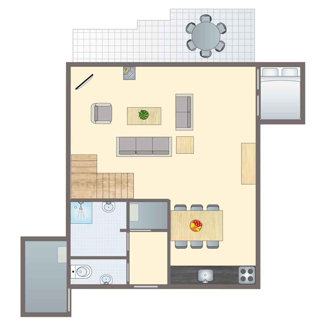 Unterkunft 3413173 - Bungalow Noordwest Groningen - Natuurdorp Suyderoogh | 6-persoons kinderbungalow | 6CK