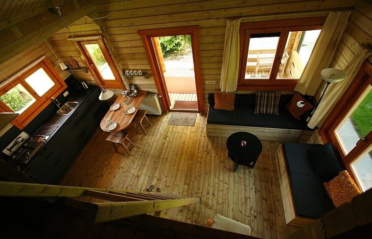 Overview of the interior of Holiday Home in Zoutkamp, a cozy residence in Groningen.