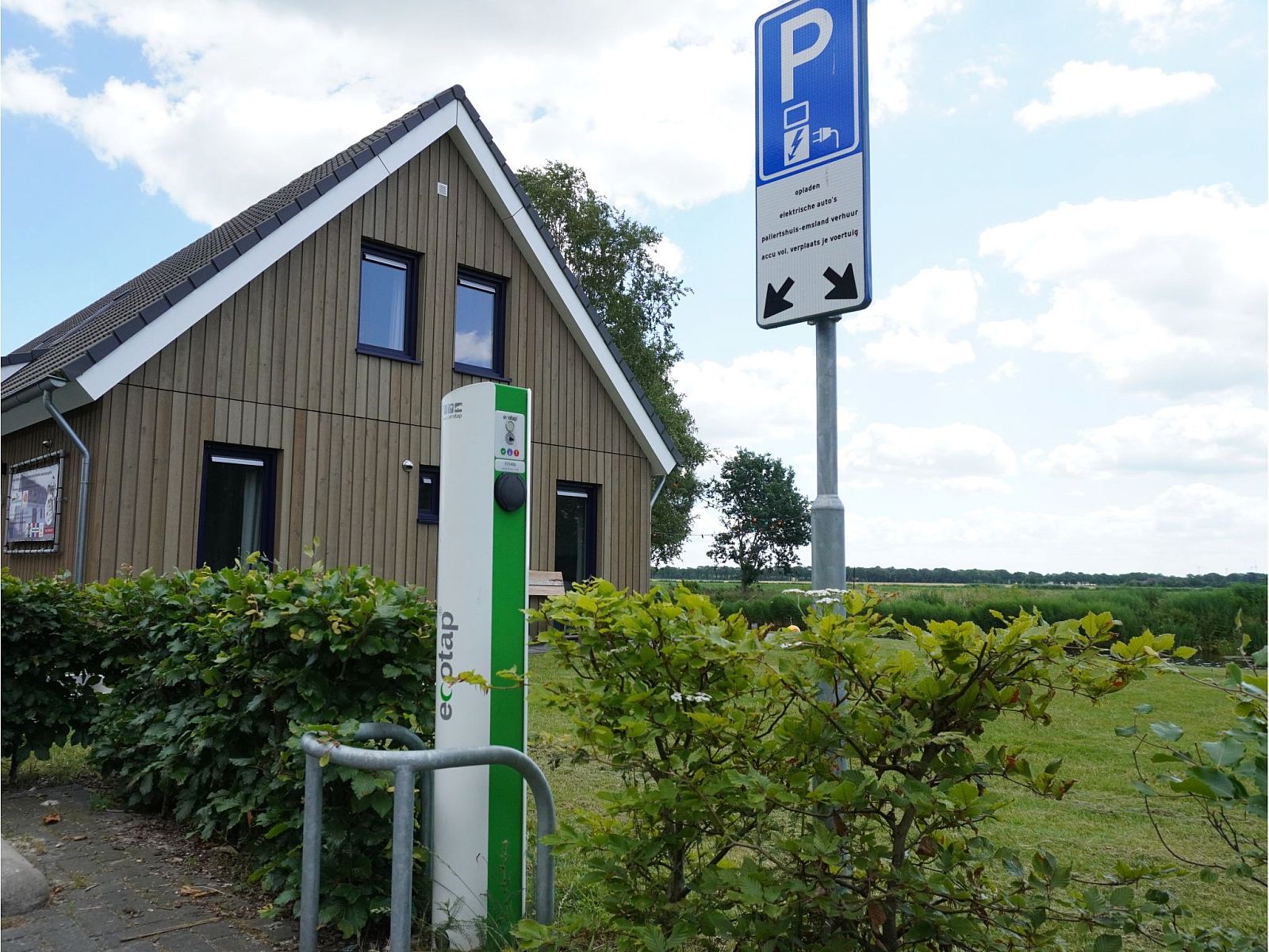 Energielabel B des Ferienhauses Ruiten AA comfort in Vlagtwedde, Groningen, fuer einen nachhaltigen Urlaub.