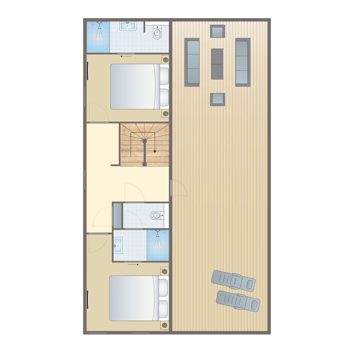 Unterkunft 351333 - Bungalow Zuidoost Groningen - 8-persoons woning | 8CE