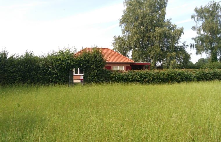 Ferienhaus in Susteren, Limburg, umgeben von ueppiger Natur und ruhiger Umgebung.