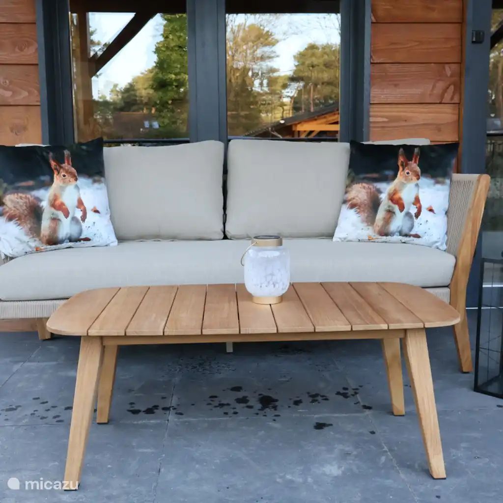 Guest house 374133 - Holiday property Midden Limburg - Luxe houten boshuisje met werkkamer