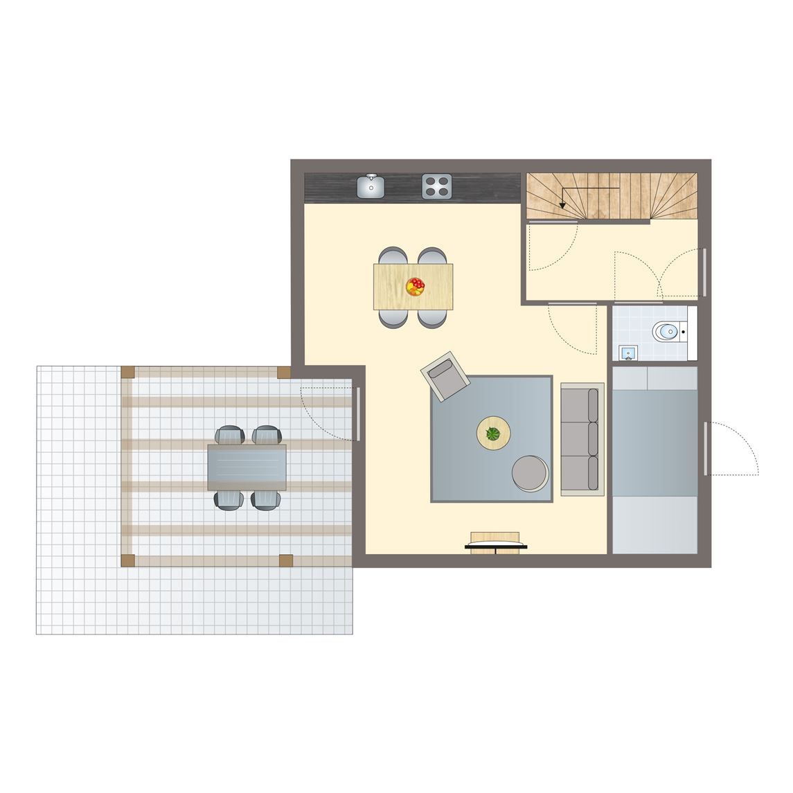 Verblijf 380850 - Bungalow Noord Limburg - 4-persoons waterwoning | 4CE