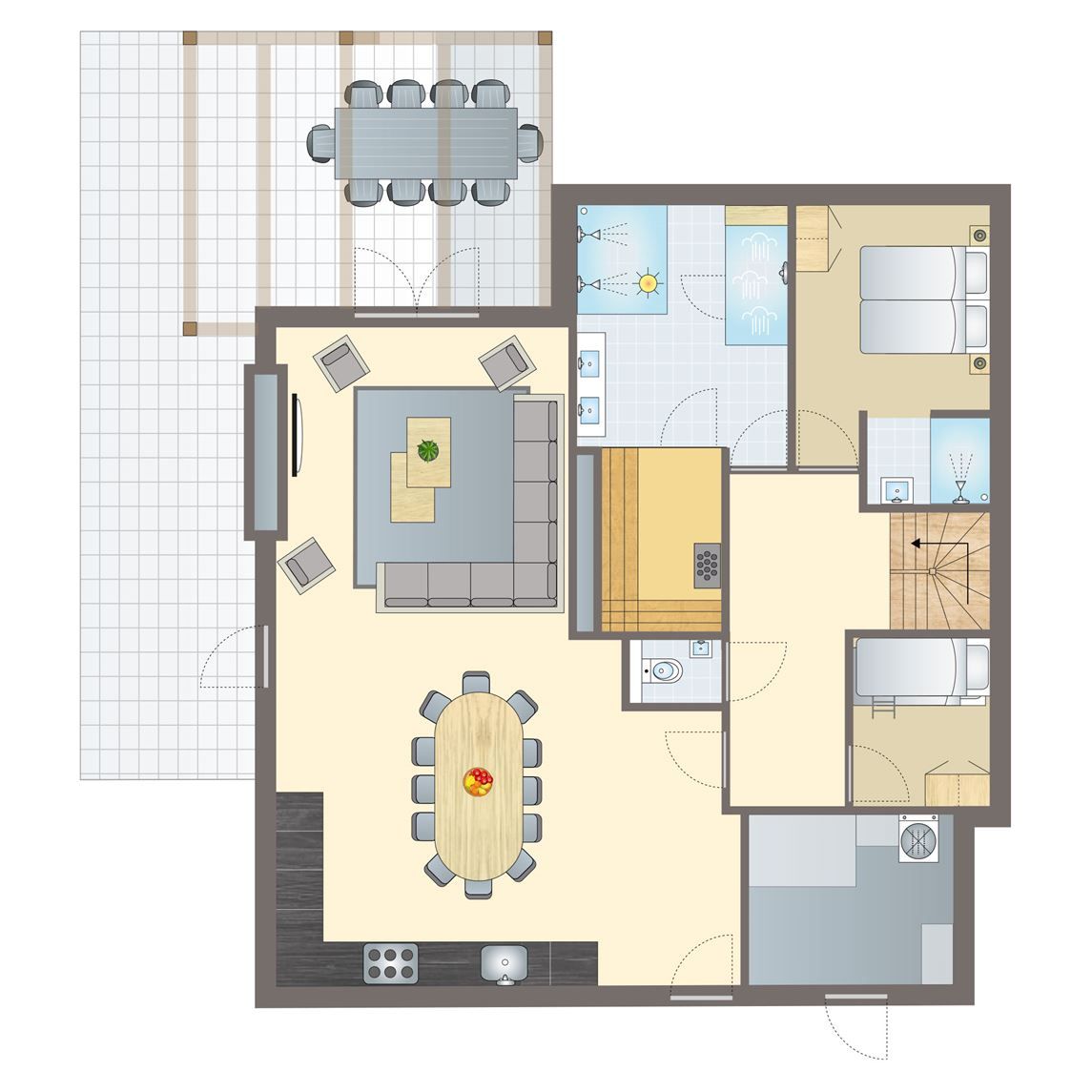 Unterkunft 380862 - Bungalow Noord Limburg - 12-persoons wellnessvilla | 12ELW