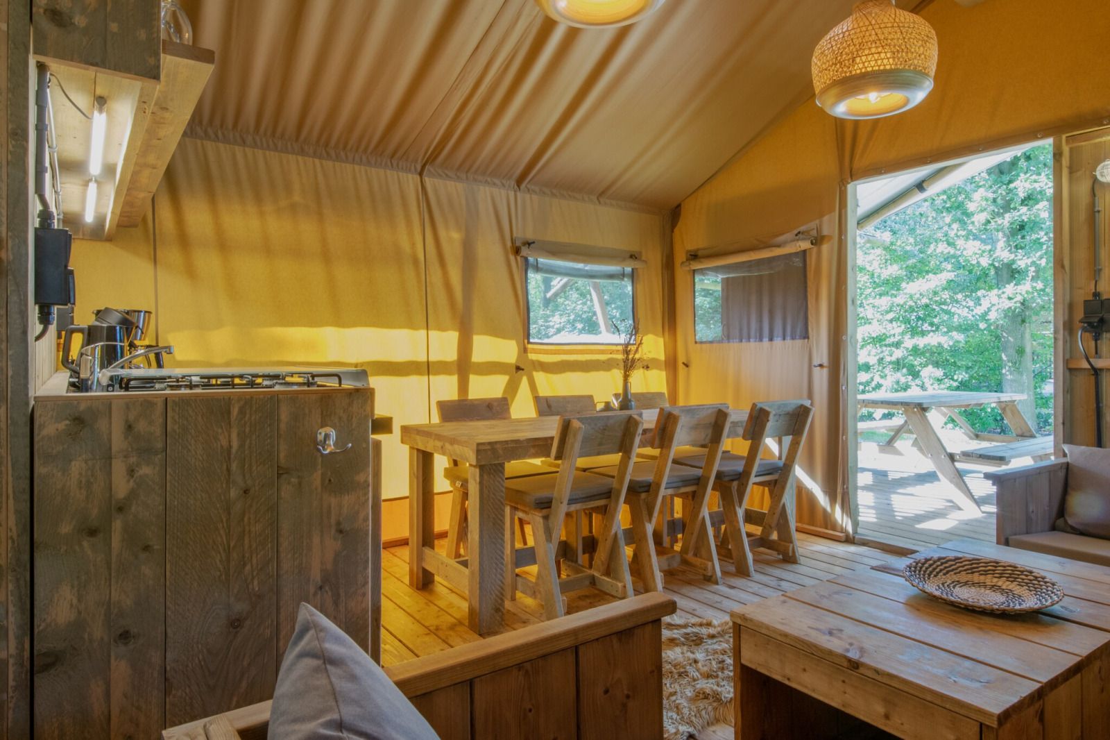 Unterkunft 3827126 - Zelthaus Noord Limburg - «Klein Vink 20»