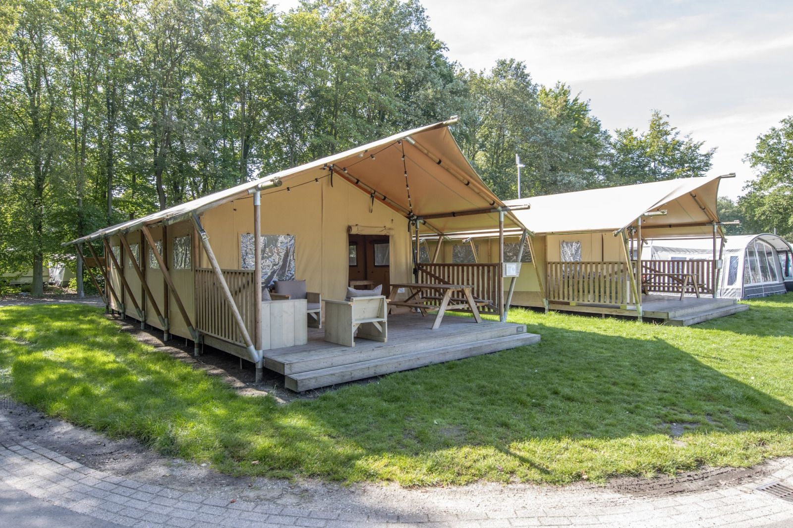 Unterkunft 3827127 - Zelthaus Noord Limburg - «Klein Vink 21»