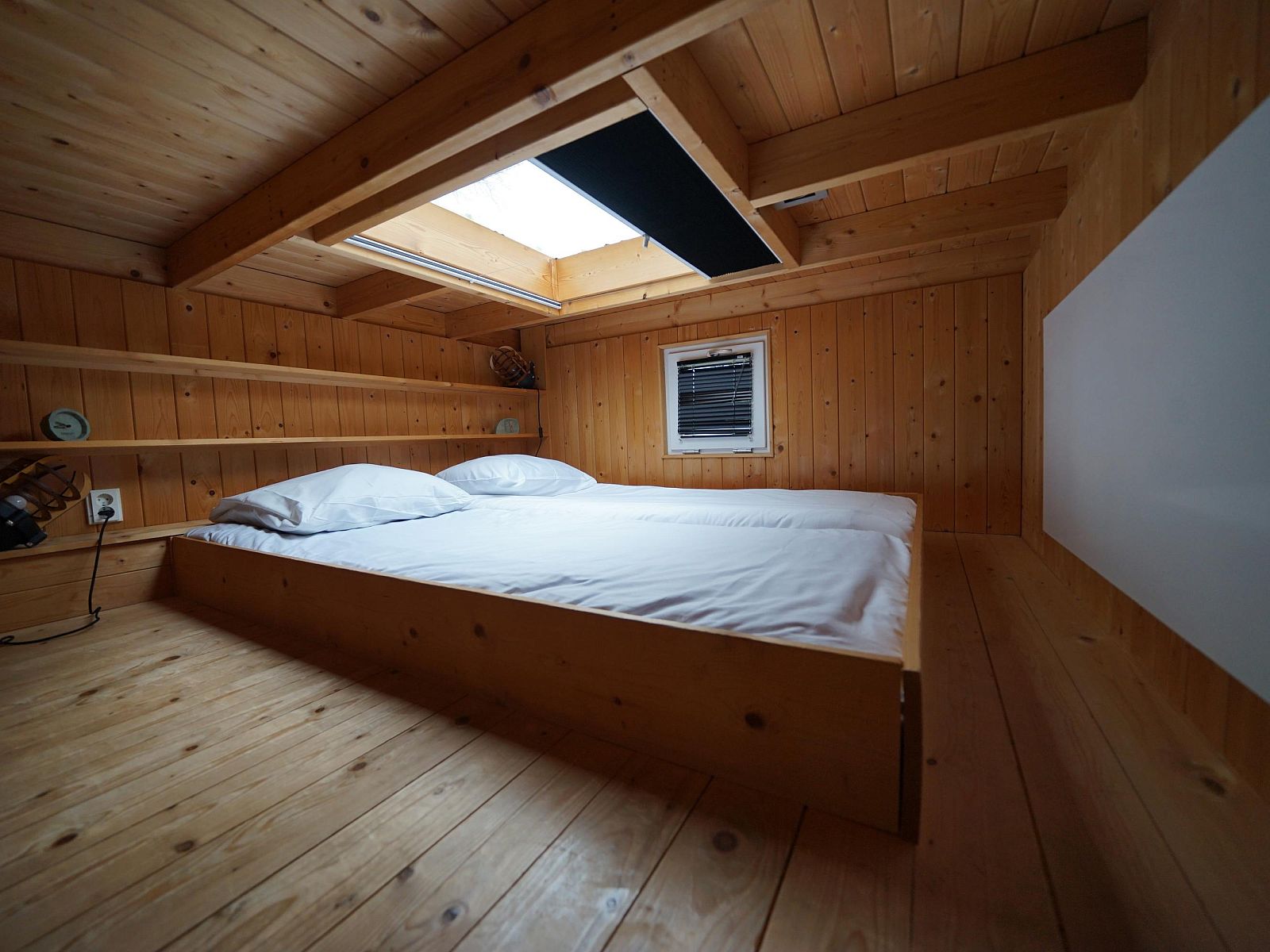 Gemtliches Schlafzimmer in einem freistehenden Haus in Belfeld, Nord-Limburg. Perfektes Ferienhaus fr einen entspannten Aufenthalt in der Natur.