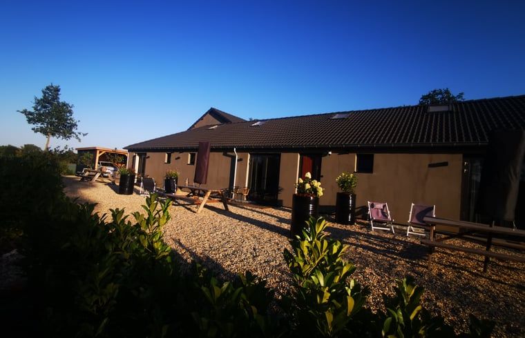 Attraktives Schlafzimmer im Ferienhaus in Amerika, Limburg mit bequemen Betten.