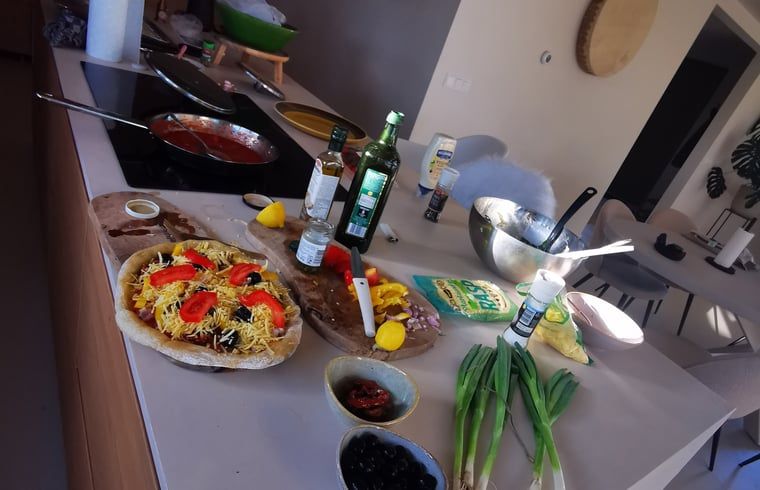 Frischer Salat im Ferienhaus in Amerika, Nord-Limburg.