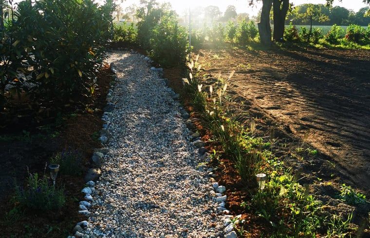 Rural path at Holiday Home in America, North Limburg, ideal for nature walks.