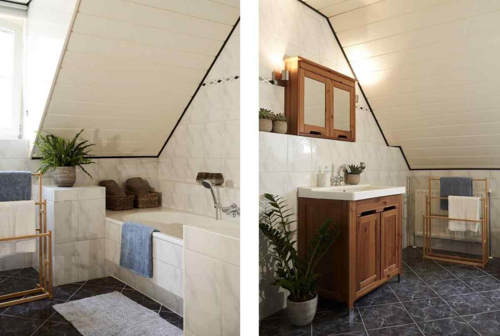 Cozy living room in vacation home L185 in Baarlo, North Limburg with comfortable seating area and modern furnishings.