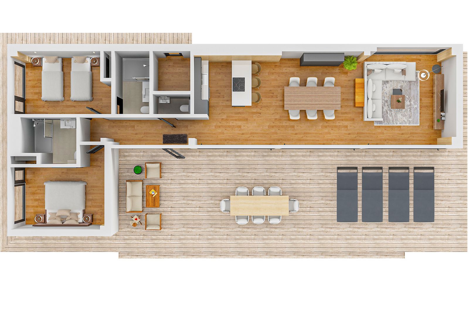 Unterkunft 384026 - Ferienhaus Noord Limburg - Bos Villa DeLuxe XL | 4 personen