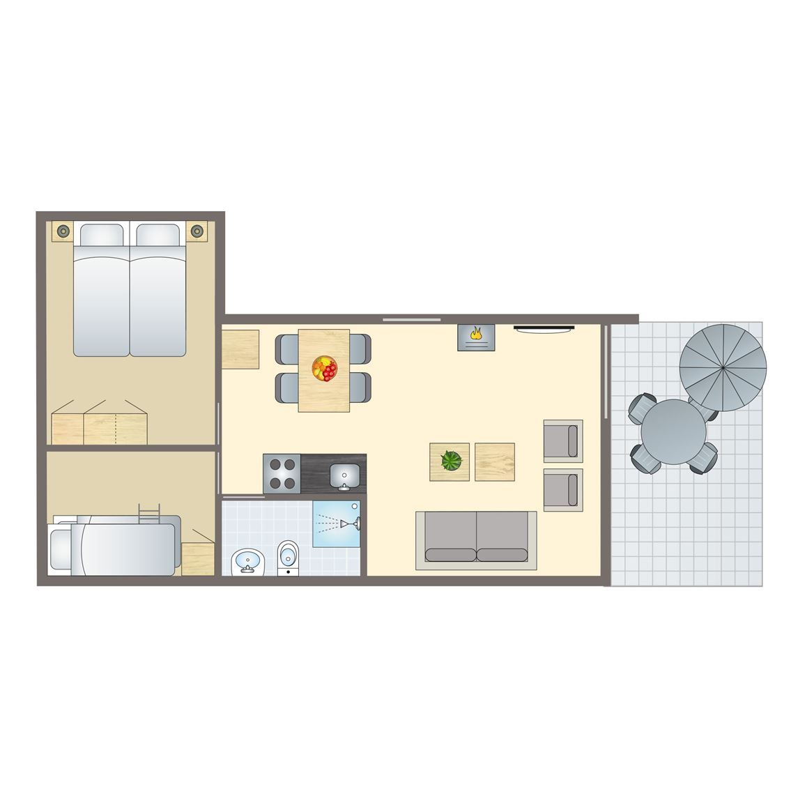 Guest house 384740 - Bungalow Noord Limburg - De Lommerbergen | 4-persoons bungalow | 4B1