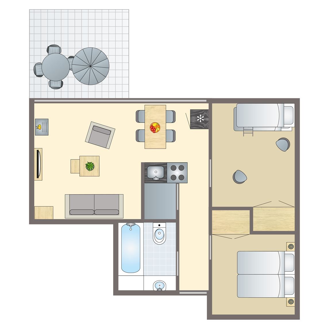 Guest house 384750 - Bungalow Noord Limburg - De Lommerbergen | 4-persoons kinderbungalow | 4CK1