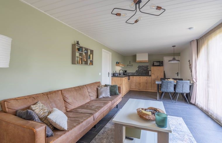 Sitzecke im Garten des Huisje in Merselo, Ferienhaus in Nord-Limburg zur Entspannung.