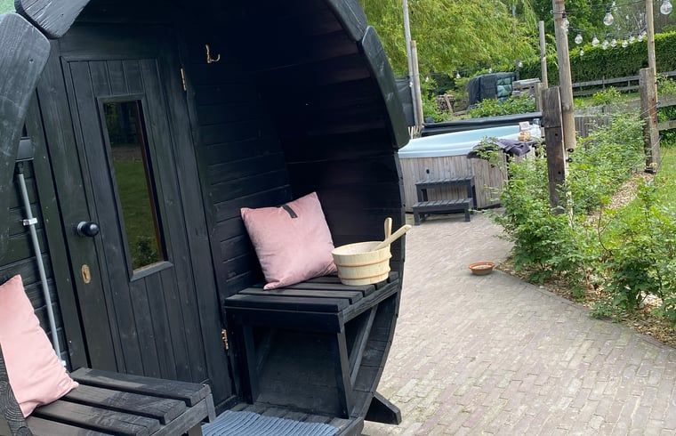 Gemuetliche Sauna im Ferienhaus in Baexem, Nord-Limburg, Ferienhaus.