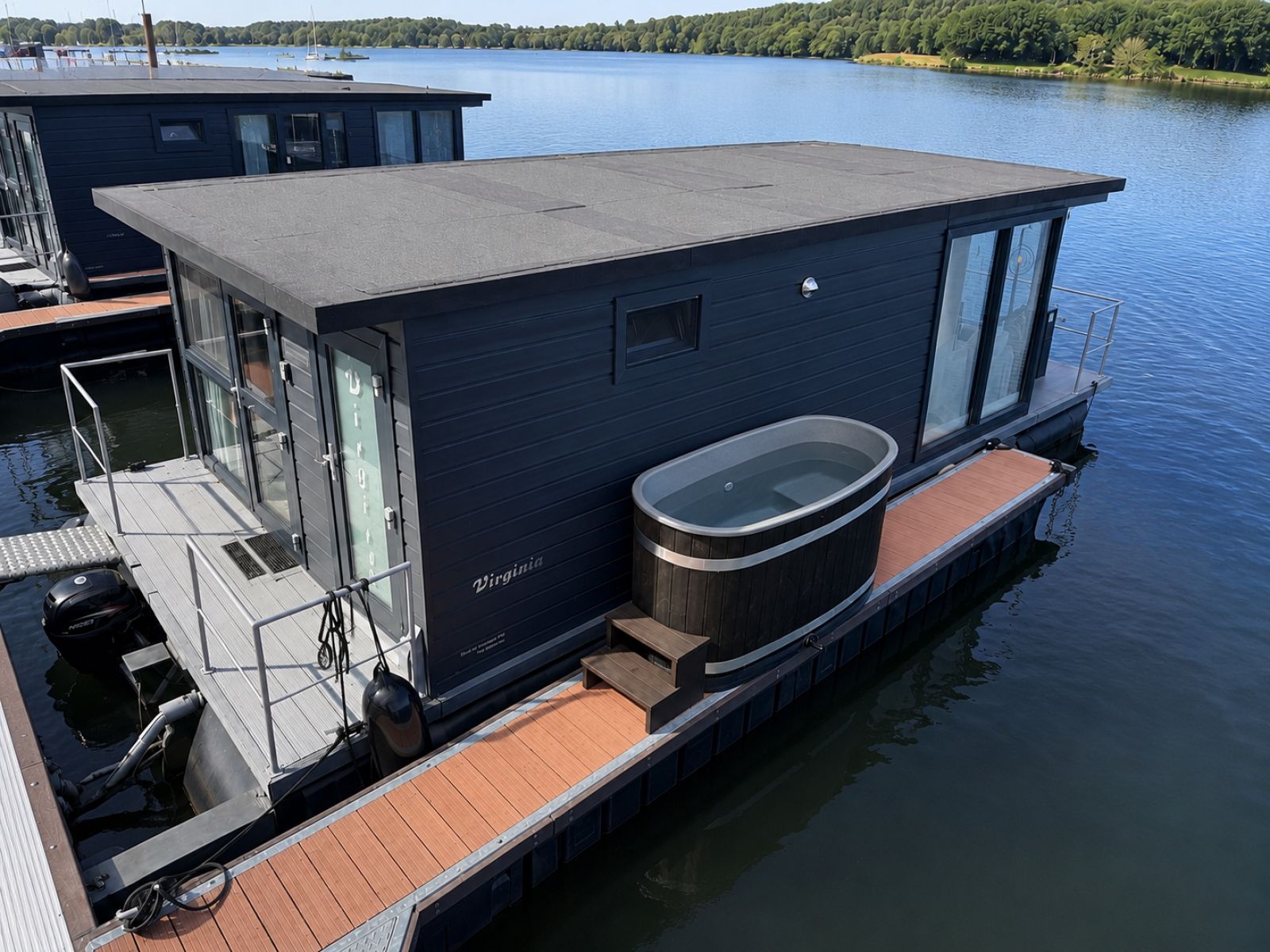 Unterkunft 386109 - Ferienhaus Noord Limburg - Houseboat «Marina Mookerplas»