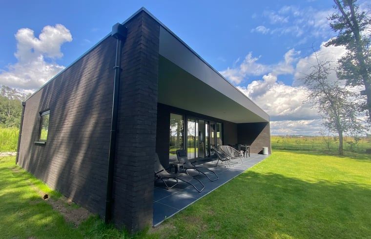 Veranda of Cottage in Wanssum, vacation home in North Limburg with views of nature.