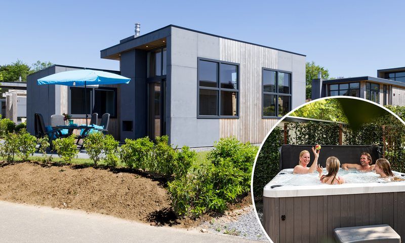 Z Module 6 personen Wellness in Schin op Geul, vakantiehuis met terras en jacuzzi in Zuid Limburg.