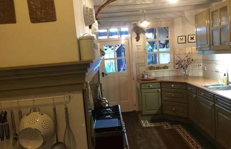 Cozy kitchen in Holiday Home in Epen, South Limburg, with rural feel.