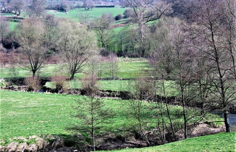 Atemberaubende Aussicht auf die Landschaft rund um das Ferienhaus in Vijlen in Suedlimburg.
