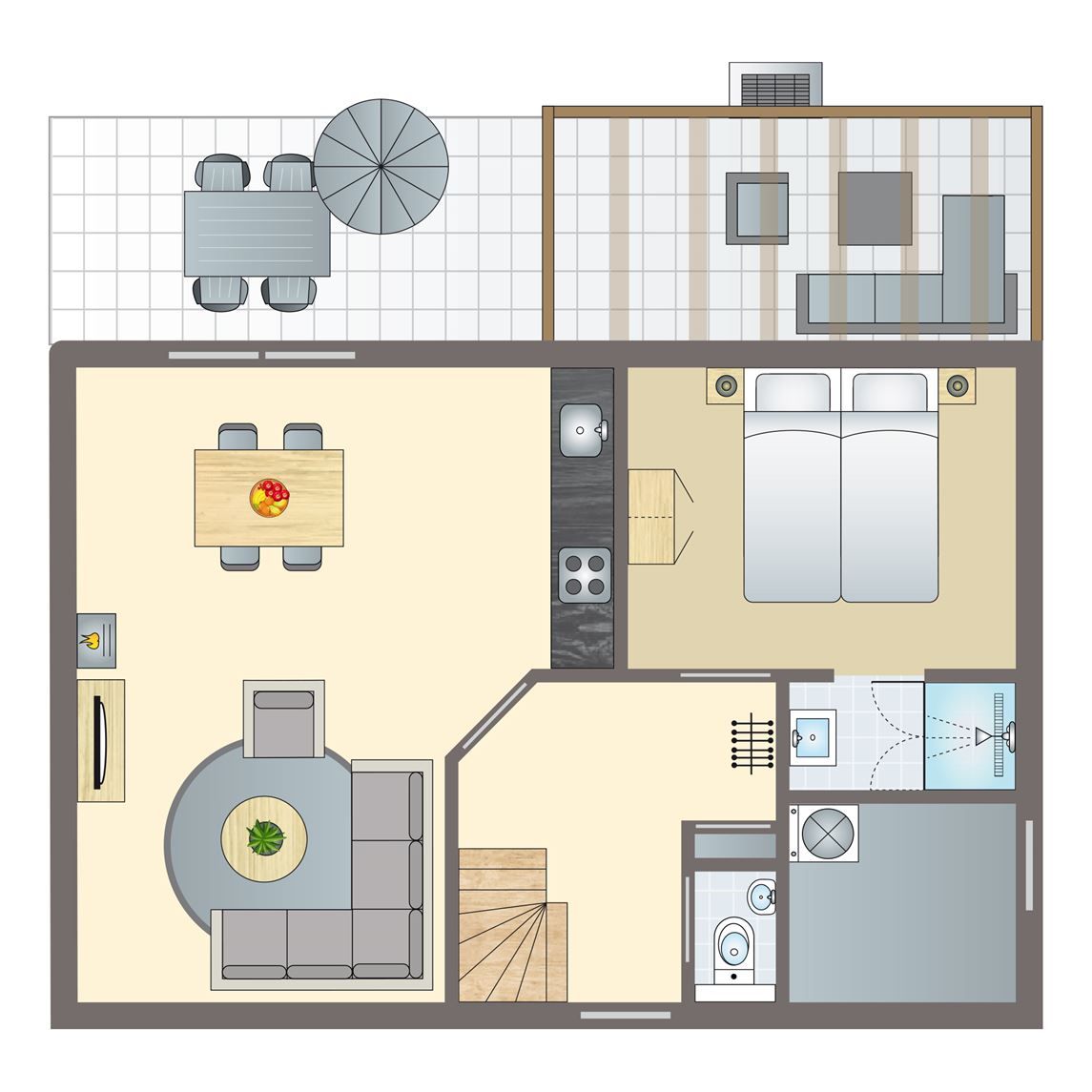 Unterkunft 392014 - Bungalow Zuid Limburg - De Waufsberg | 4-persoons villa | 4EL
