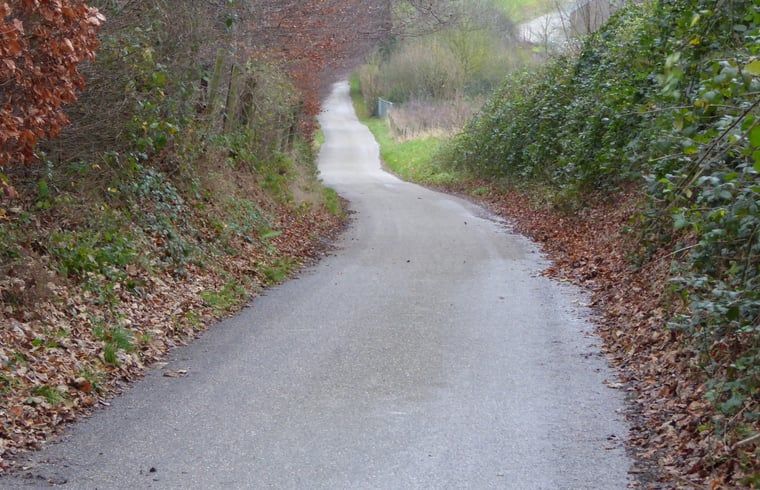 Panoramablick auf die Limburger Landschaft vom Ferienhaus in Valkenburg aan de Geul.