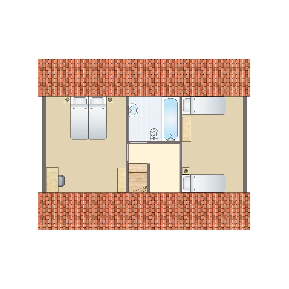 Verblijf 394520 - Bungalow Zuid Limburg - Kasteeldomein De Cauberg | 6-persoons villa | 6C