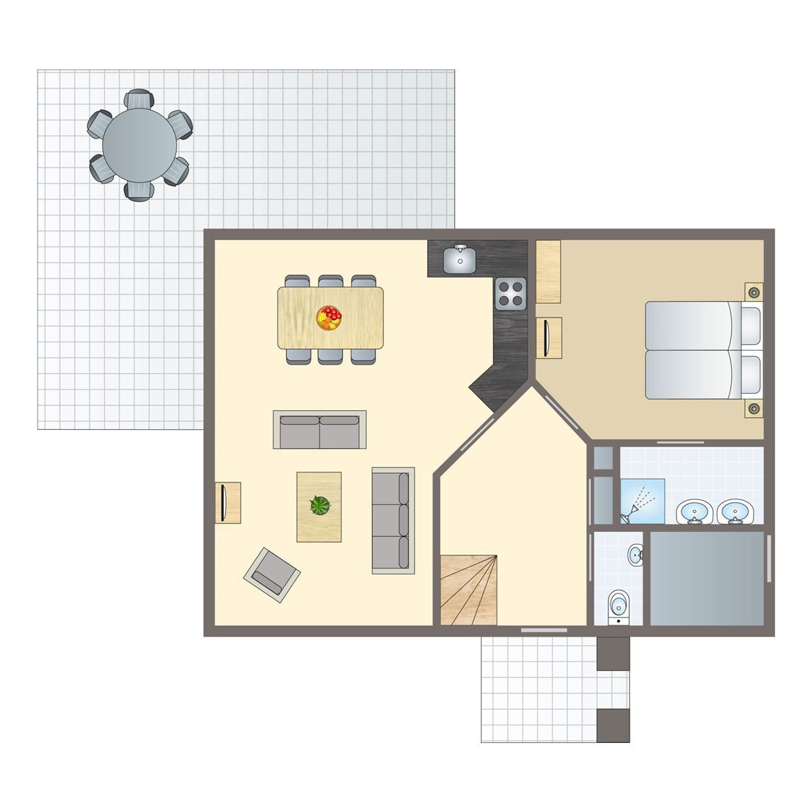 Guest house 394522 - Bungalow Zuid Limburg - Kasteeldomein De Cauberg | 6-persoons villa | 6L