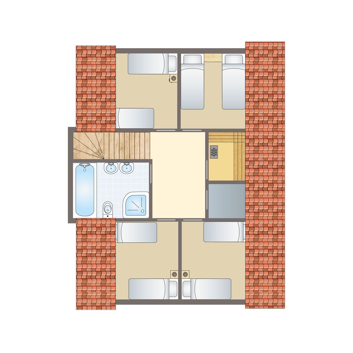 Guest house 394524 - Bungalow Zuid Limburg - Kasteeldomein De Cauberg | 10-persoons villa | 10EL