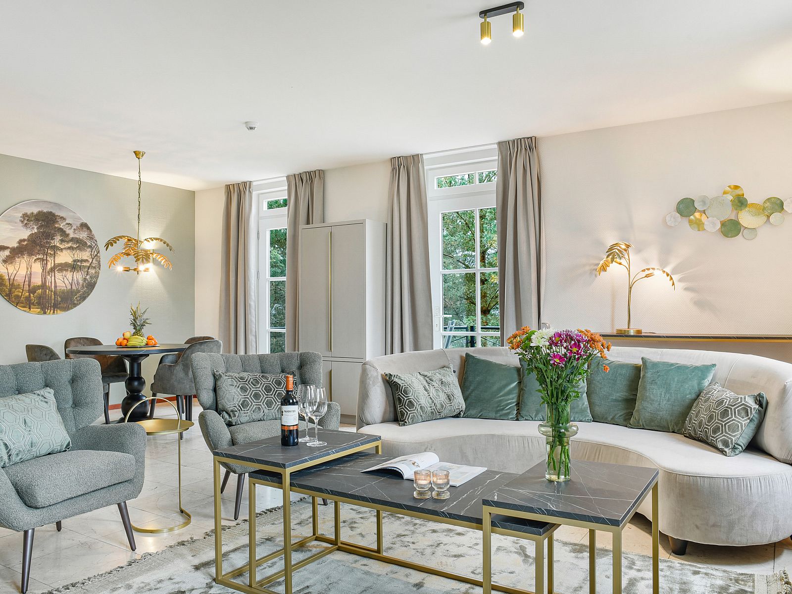 Comfortabele slaapkamer in Kasteeldomein De Cauberg, ideaal voor een goede nachtrust in Valkenburg a.d. Geul.